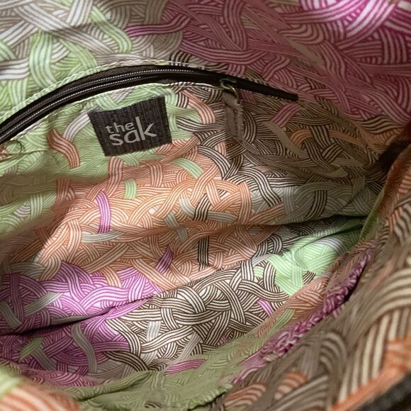 “The Sak” satchel/ crossbody brown adjustable strap - Picture 8 of 13